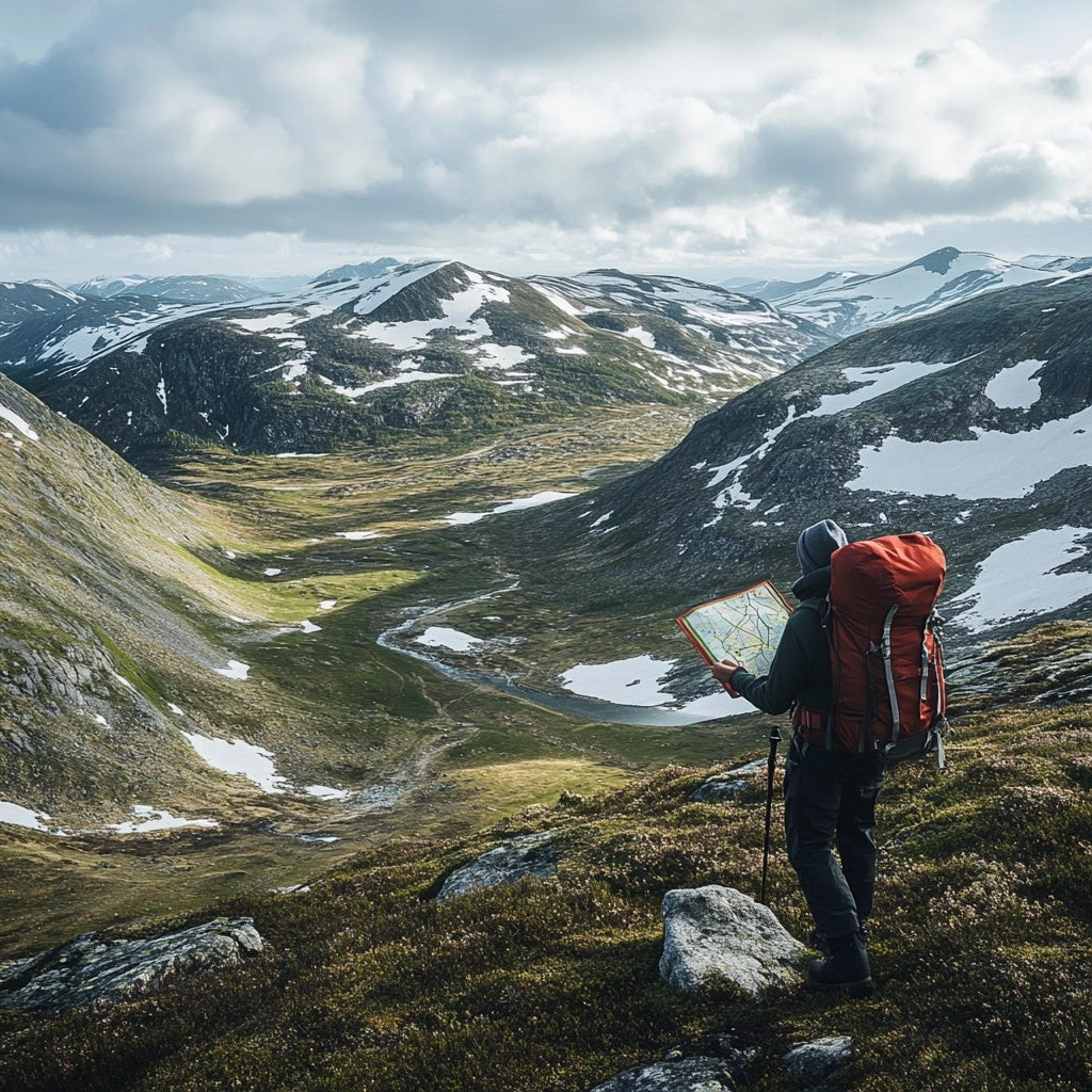 Navigering med karta och kompass i Jämtlands fjäll, din guide till trygghet i vildmarken