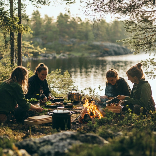 Njut av svenska matupplevelser i naturen, en guide för små grupper