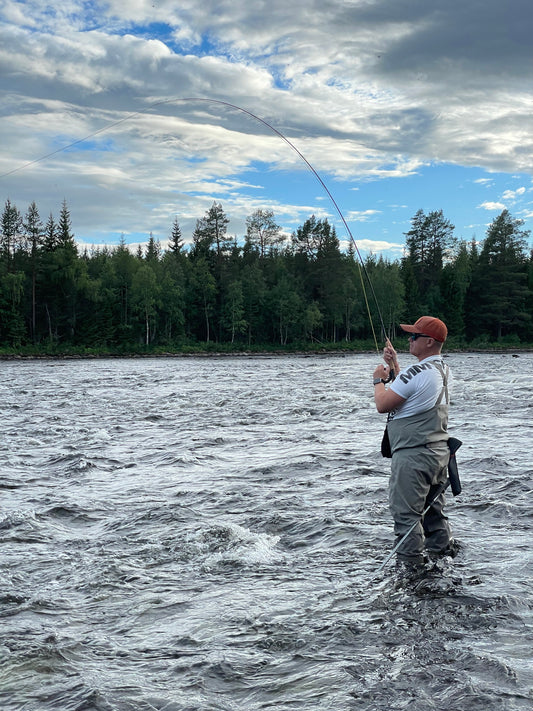 Zweitägiges Fliegenfischen-Abenteuer in Långan